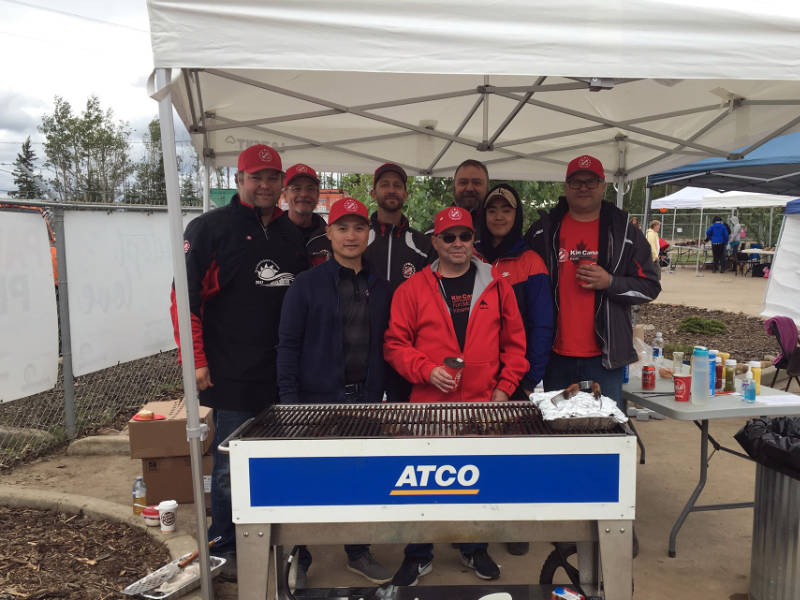volunteers bbq